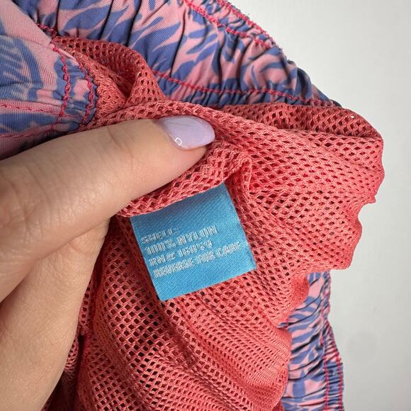 J. McLaughlin Men's Blue and Pink Floral Lined 3 Pocket Swim Trunks Size M - Picture 7 of 7